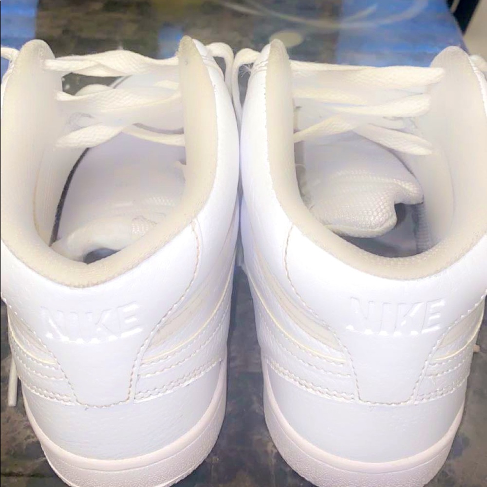 Nike Court Vision Mid Shoes in White